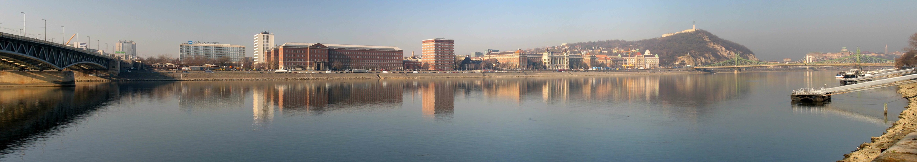 View of the university from the Danube. Photo by Balazs Sudar.