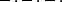 \begin{picture}(1.5,0.2)
\multiput(0,0.1)(0.5,0){3}{\line(1,0){0.2}}
\multiput(0.35,0.1)(0.5,0){3}{\circle*{0.001}}
\end{picture}