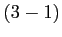 $ (3-1)$