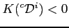 $ K({\vphantom{\mathcal{D}}}^{c}{\mathcal{D}}^i)<0$