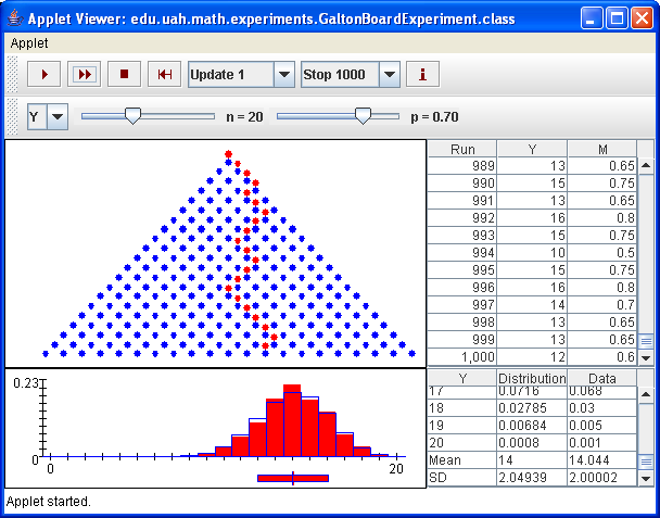 Screen shot of GaltonBoardExperiment GaltonBoardExperiment.png