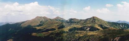 Panorama des montagnes Rodnei
