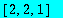 vector([2, 2, 1])