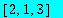 vector([2, 1, 3])