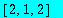 vector([2, 1, 2])