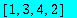 vector([1, 3, 4, 2])