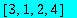 vector([3, 1, 2, 4])