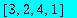 vector([3, 2, 4, 1])