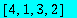 vector([4, 1, 3, 2])