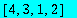 vector([4, 3, 1, 2])