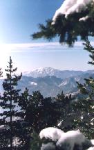 Panorama view in C�p�t�nii mountains