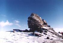 The Sfinx in Bucegi mountains